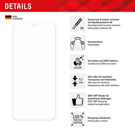 Folie pentru Xiaomi Redmi 13C 4G / 13C 5G / Poco M6 / C65 - Displex Smart Glass - Clear