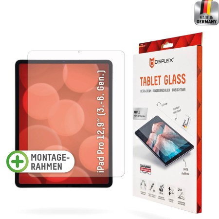 Folie pentru iPad Pro 12.9 (2018 / 2020 / 2021 / 2022) - Displex Tablet Glass - Clear