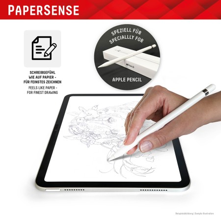 Folie pentru iPad Air 4 / 5 (2020 / 2022) / iPad Pro 11 (2018 / 2020 / 2021 / 2022) - Displex Tablet PaperSense - Black