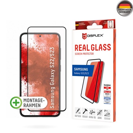 Folie pentru Samsung Galaxy S22 5G / S23 - Displex Real Glass Full Cover - Black