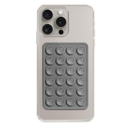 Suport cu Ventuze pentru Telefon, Dreptunghiular - Techsuit (ST-PAD) - Gray