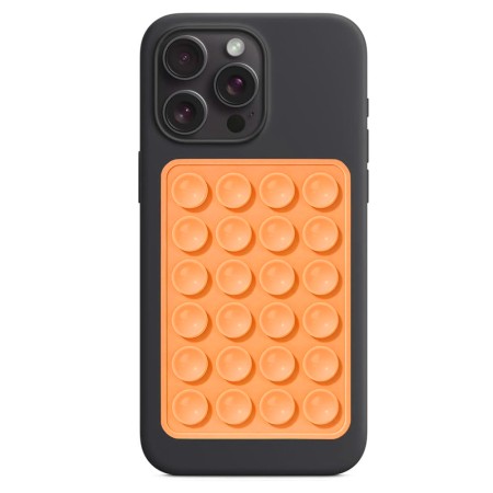 Suport cu Ventuze pentru Telefon, Dreptunghiular - Techsuit (SO-PAD) - Orange