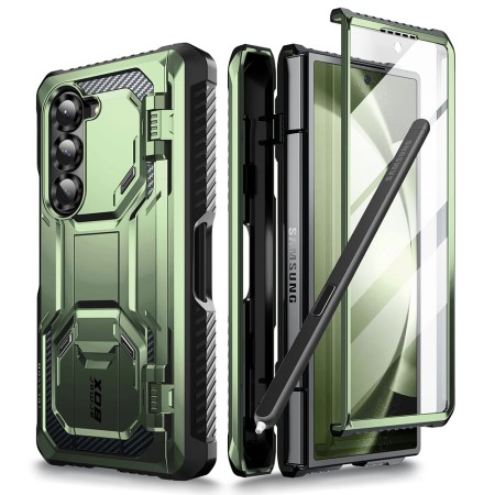 Husa pentru Samsung Galaxy Z Fold6 + Folie - I-Blason Armorbox - Guldan