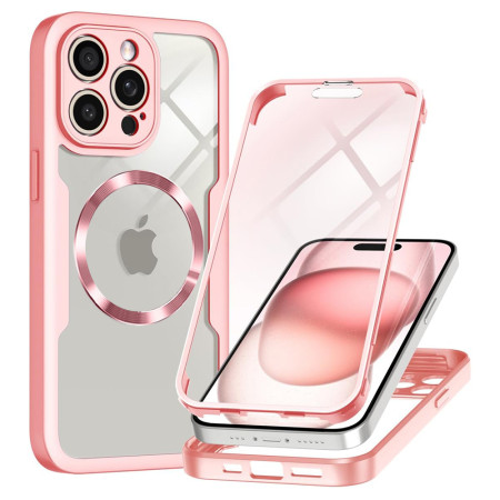 Husa pentru iPhone 14 Pro cu Folie, ColorVerse 360 MagSafe, Pink