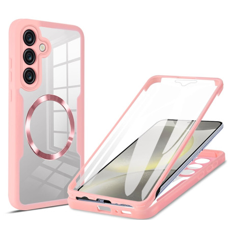 Husa pentru Samsung Galaxy S24 Plus cu Folie, ColorVerse 360 MagSafe, Pink