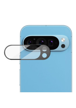 Folie Protectie Camera pentru Google Pixel 9 Pro XL - 9H Sticla Securizata, Anti Explozie, Negru