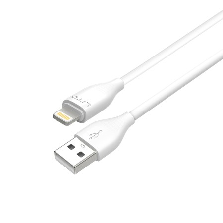 Cablu de Date cu Mufe USB, Lightning 60W, 1m - Lito (LD03) - White