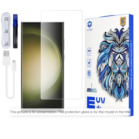 Folie pentru Realme 13 Pro+ - Lito 3D UV Glass - Clear