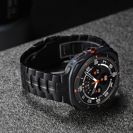 Curea pentru Samsung Galaxy Watch Ultra 47mm - Techsuit Watchband (W063) - Titanium Orange