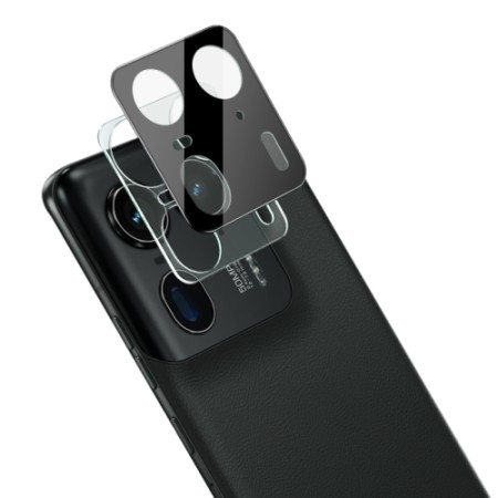 Folie Camera pentru Motorola Edge 50 Ultra - 9H Sticla Securizata, Anti Explozie, Negru