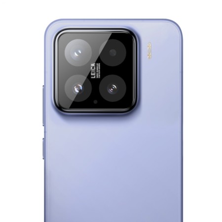 Folie Camera pentru Xiaomi 15 - 9H Sticla Securizata, Anti Explozie, Negru