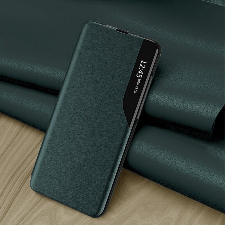 Husa Tip Carte pentru Samsung Galaxy A56 - Stand View - Dark Green