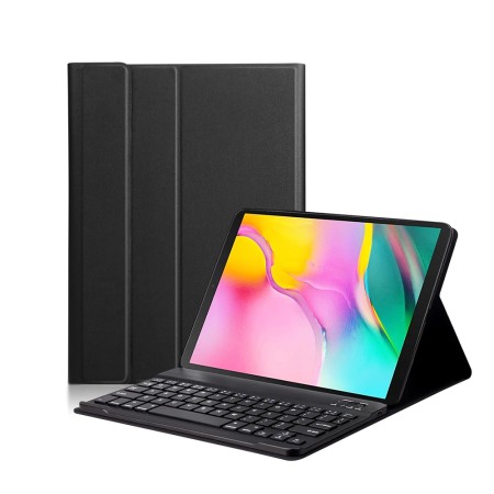 Husa cu Tastatura pentru iPad Pro 12.9 (2018/2020/2021/2022) / Air 13 (2024) - Techsuit CozyTab Case - Black