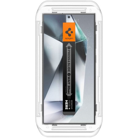 Folie pentru Samsung Galaxy S24 Ultra (set 2) - Spigen Glas.tR EZ FIT - Privacy