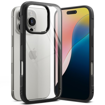 Husa pentru iPhone 16 Pro Max - Ringke Fusion Bold - Black