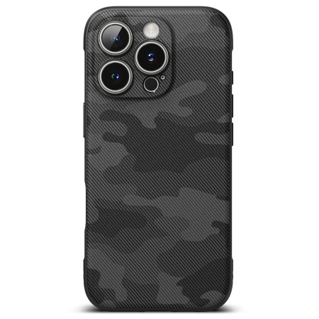 Husa pentru iPhone 16 Pro Max - Ringke Onyx Design - Camo Black