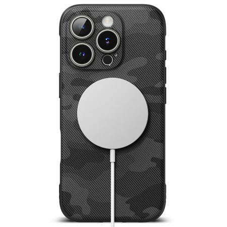 Husa pentru iPhone 16 Pro Max - Ringke Onyx MagSafe - Camo Black