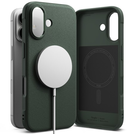 Husa pentru iPhone 16 Plus - Ringke Onyx MagSafe - Dark Green