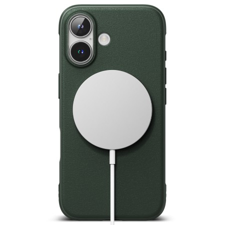 Husa pentru iPhone 16 - Ringke Onyx MagSafe - Dark Green