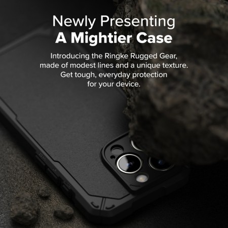 Husa pentru iPhone 16 Pro Max - Ringke Rugged Gear - Black