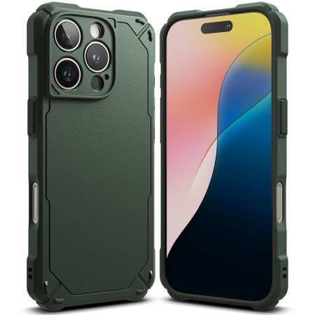 Husa pentru iPhone 16 Pro Max - Ringke Rugged Gear - Dark Green