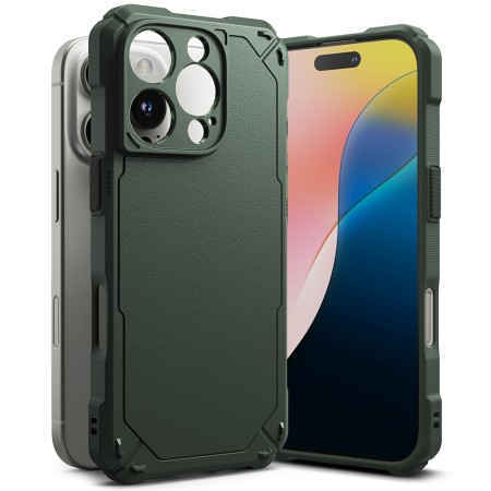 Husa pentru iPhone 16 Pro Max - Ringke Rugged Gear - Dark Green