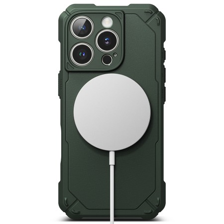 Husa pentru iPhone 16 Pro - Ringke Rugged Gear MagSafe - Dark Green