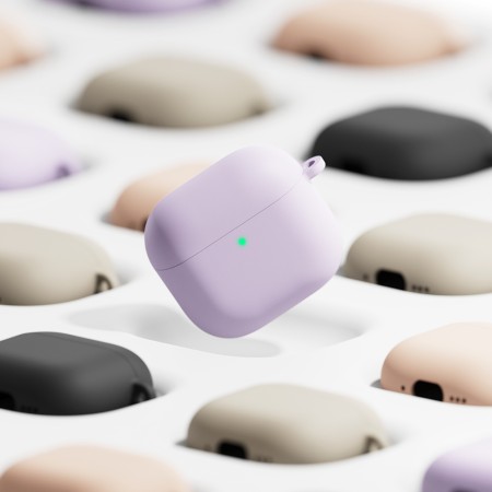 Husa pentru AirPods 4 - Ringke Silicone - Light Purple