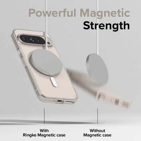 Husa pentru Google Pixel 9 / 9 Pro - Ringke Fusion MagSafe - Clear