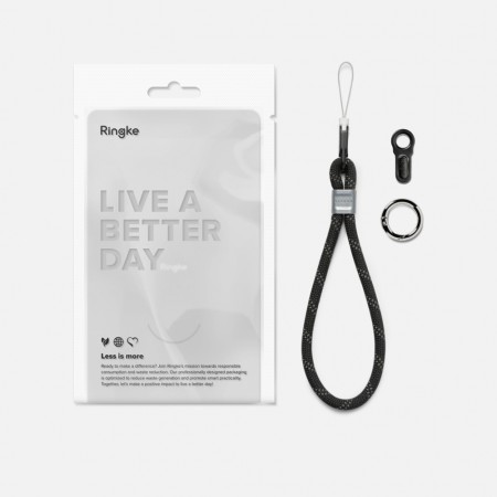 Snur pentru Telefon - Ringke Rope Hand Strap - Blue