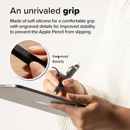 Suport Audoadeziv pentru Apple Pencil - Ringke - White