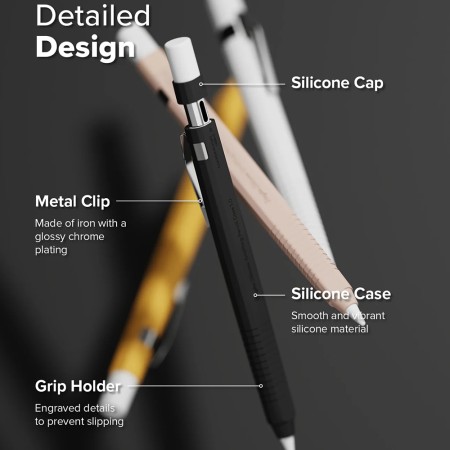 Suport Audoadeziv pentru Apple Pencil - Ringke - Yellow