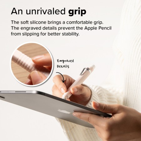 Husa Audoadeziv pentru Apple Pencil 2nd Generation / Pro - Ringke - Pink Sand