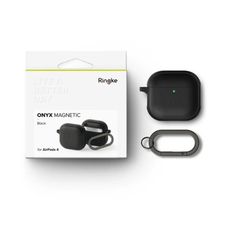 Husa pentru AirPods 4 - Ringke Onyx Magnetic - Warm Gray