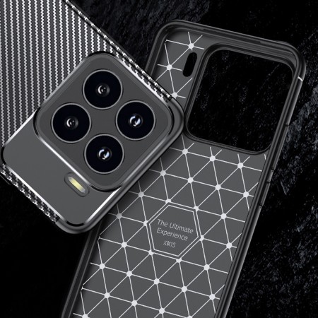 Husa pentru Xiaomi 15 - CarbonFiber - Premium - Black