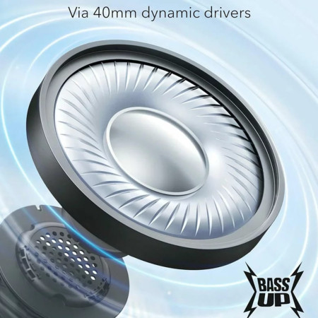 Casti Bluetooth Anker 5.3, pliabile, SoundCore H30i, Black