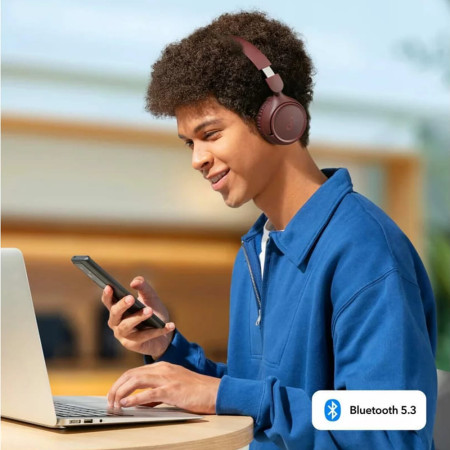 Casti Bluetooth Anker, 5.3, pliabile, SoundCore H30i, Red