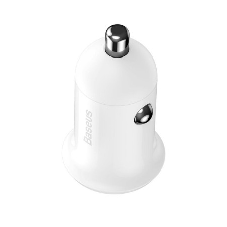 Incarcator Auto 2x USB, 4.8A - Baseus (CCALLP-02) - White