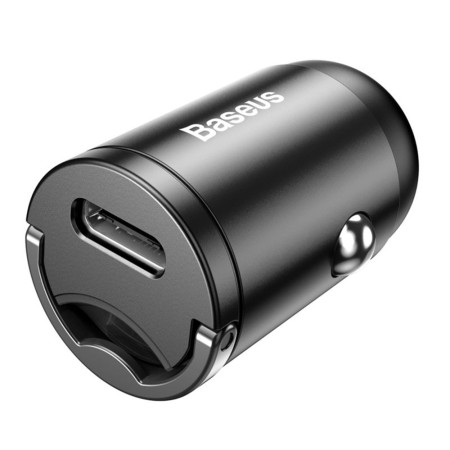 Incarcator pentru Masina tip C, Quick Charging, 30W - Baseus Tiny Star Mini (C00035000817-Z2/VCHX-B0G) - Space Grey