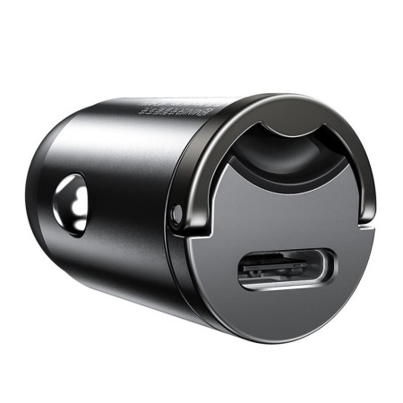 Incarcator pentru Masina tip C, Quick Charging, 30W - Baseus Tiny Star Mini (C00035000817-Z2/VCHX-B0G) - Space Grey