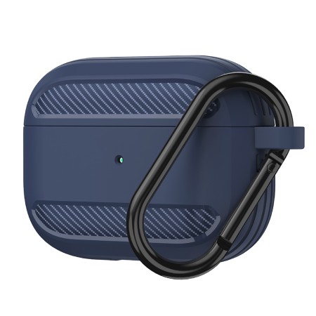 Husa pentru AirPods Pro 1 / AirPods Pro 2 - Techsuit Carbon Silicone - Navy Blue