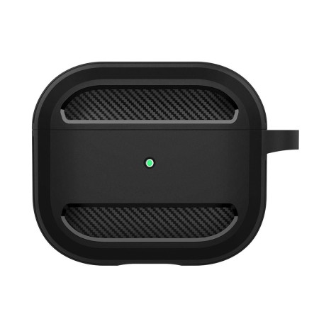 Husa pentru AirPods 3 - Techsuit Carbon Silicone - Black