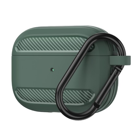 Husa pentru AirPods 3 - Techsuit Carbon Silicone - Green