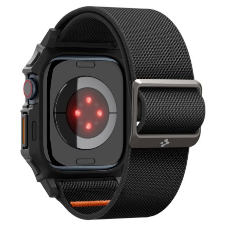 Husa pentru Apple Watch 10 42mm + Curea - Spigen Lite Fit "Pro" - Matte Black