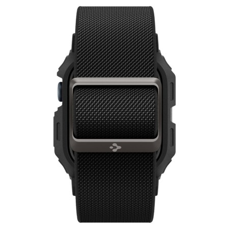 Husa pentru Apple Watch 10 42mm + Curea - Spigen Lite Fit "Pro" - Matte Black