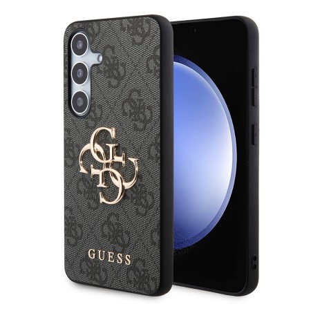 Husa pentru Samsung Galaxy S24 Plus - Guess Hardcase 4G Big Metal Logo (GUHCS24M4GMGGR) - Black