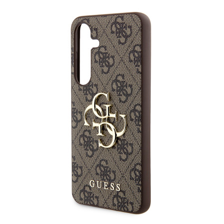 Husa pentru Samsung Galaxy S24 Plus - Guess Hardcase 4G Big Metal Logo (GUHCS24M4GMGBR) - Brown