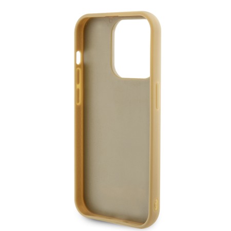 Husa pentru iPhone 15 Pro - Disco Metal Script (GUHCP15LPMSDGSD) - Gold