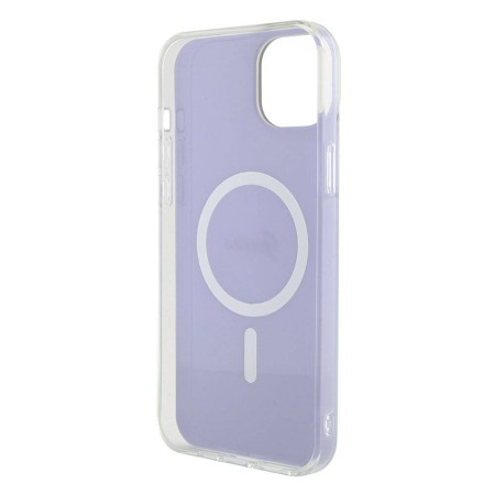 Husa pentru iPhone 15 / iPhone 14 / iPhone 13 - Guess IML Iridescent MagSafe (GUHMP15SHITSU) - Purple