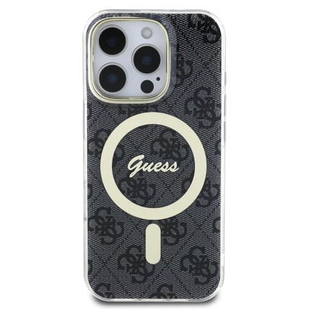 Husa pentru iPhone 16 Pro - Guess IML 4G MagSafe (GUHMP16LH4STK) - Black